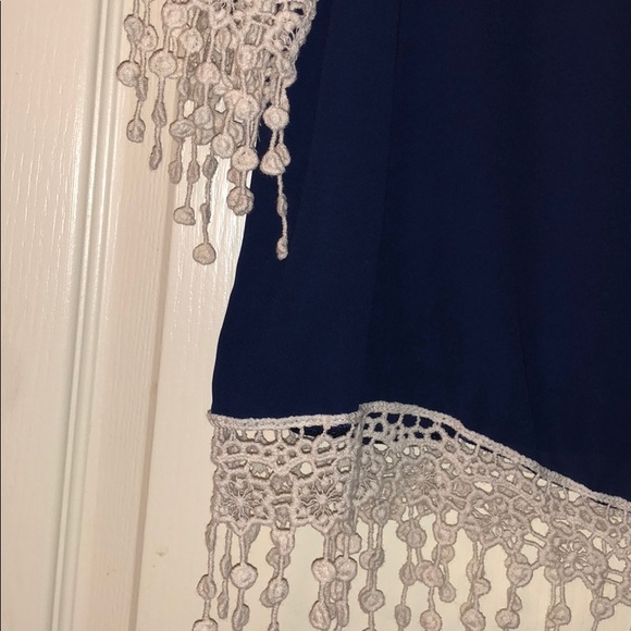 Navy with lace tunic - Picture 2 of 2